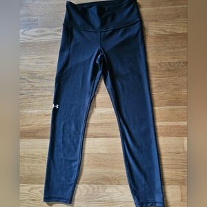 Under Armour Heat Gear Black Base Layer Athletic Legging Pants Womens Size Small